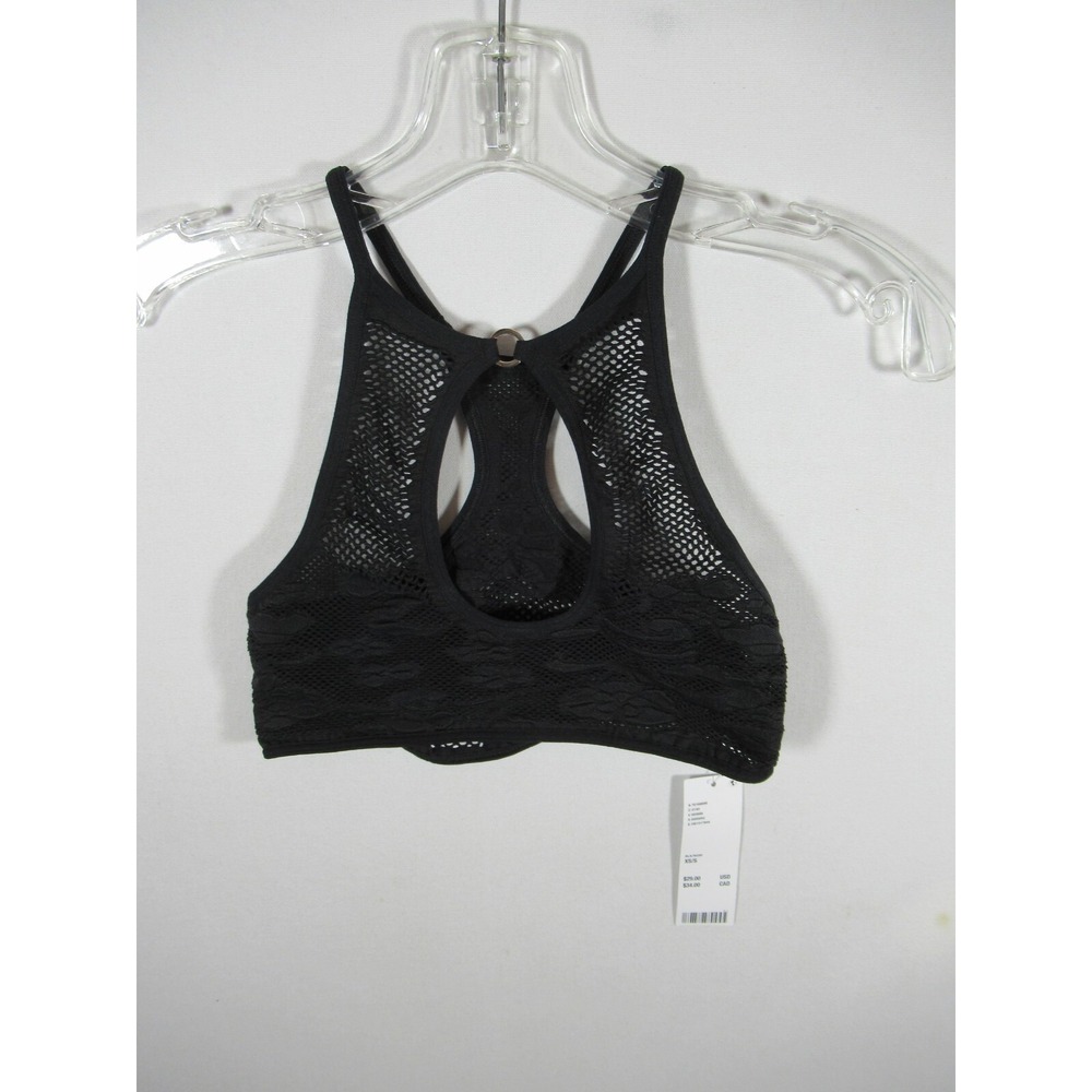 Urban Outfitters Out From Under Cut Out Bralette Bra XS Black Wireless Racerback